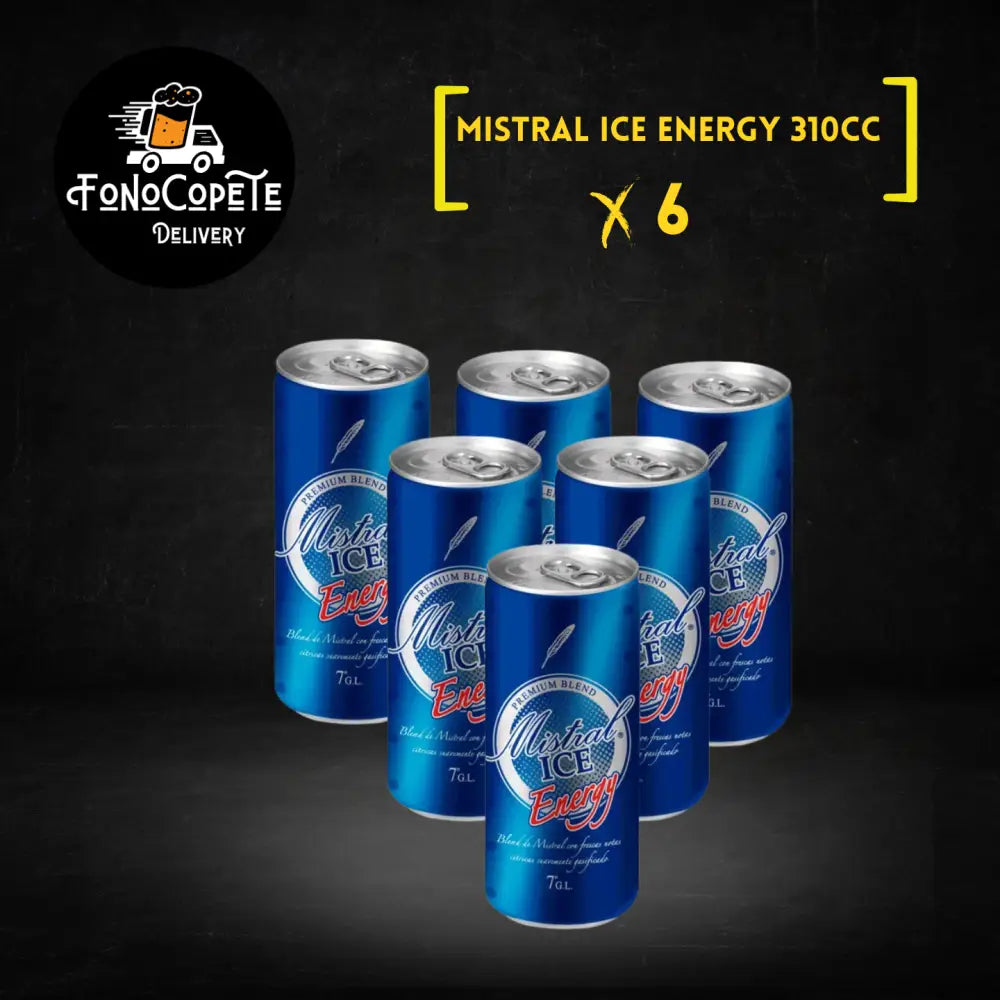 Mistral Energy Six Pack con Domicilio Gratis Piscos