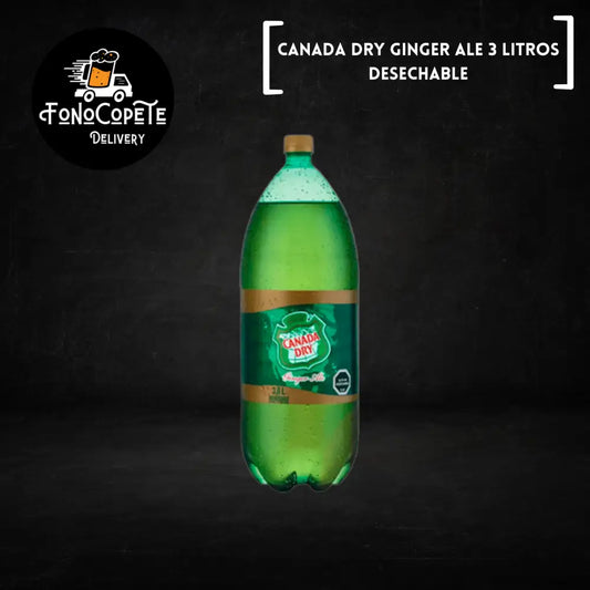 Bebida Canada Dry Ginger Ale 3 litros bebidas