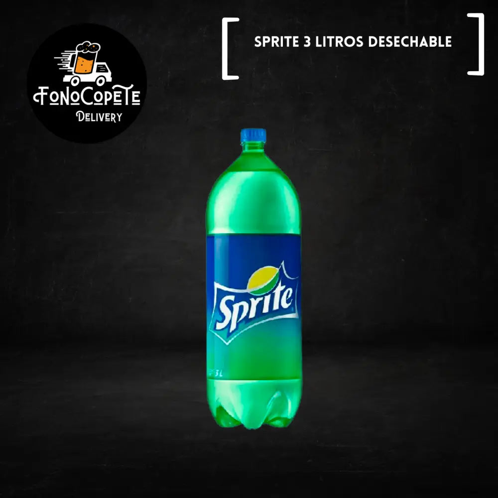 Bebida Sprite de 3 litros. bebidas