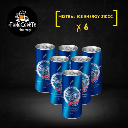 Mistral Energy Six Pack con Domicilio Gratis Piscos