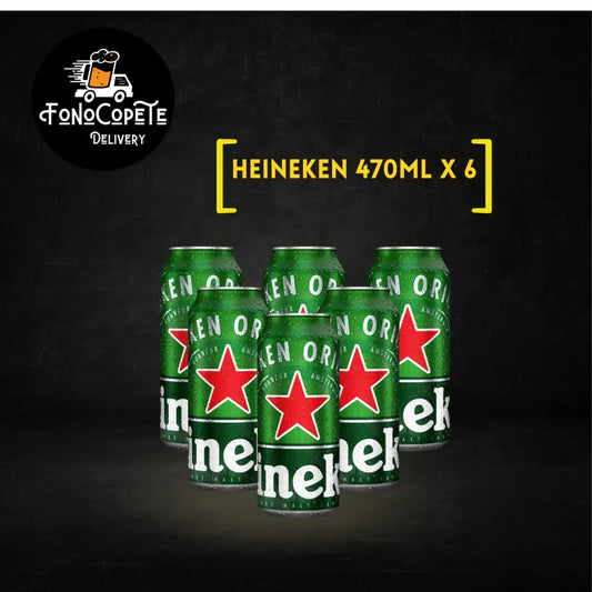 Pack Heineken 470ml con envío a domicilio gratis en Santiago cervezas