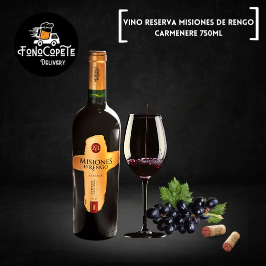 Vino Misiones de Rengo Reserva Carmenere 750ml Envío Gratis Vino Reserva