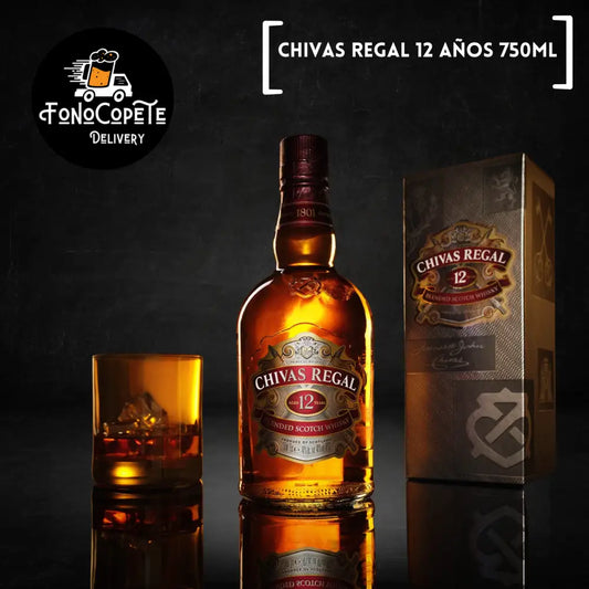 Whisky Chivas Regal 12 Años 750ML. Envio Gratis a Domicilio!! Whisky